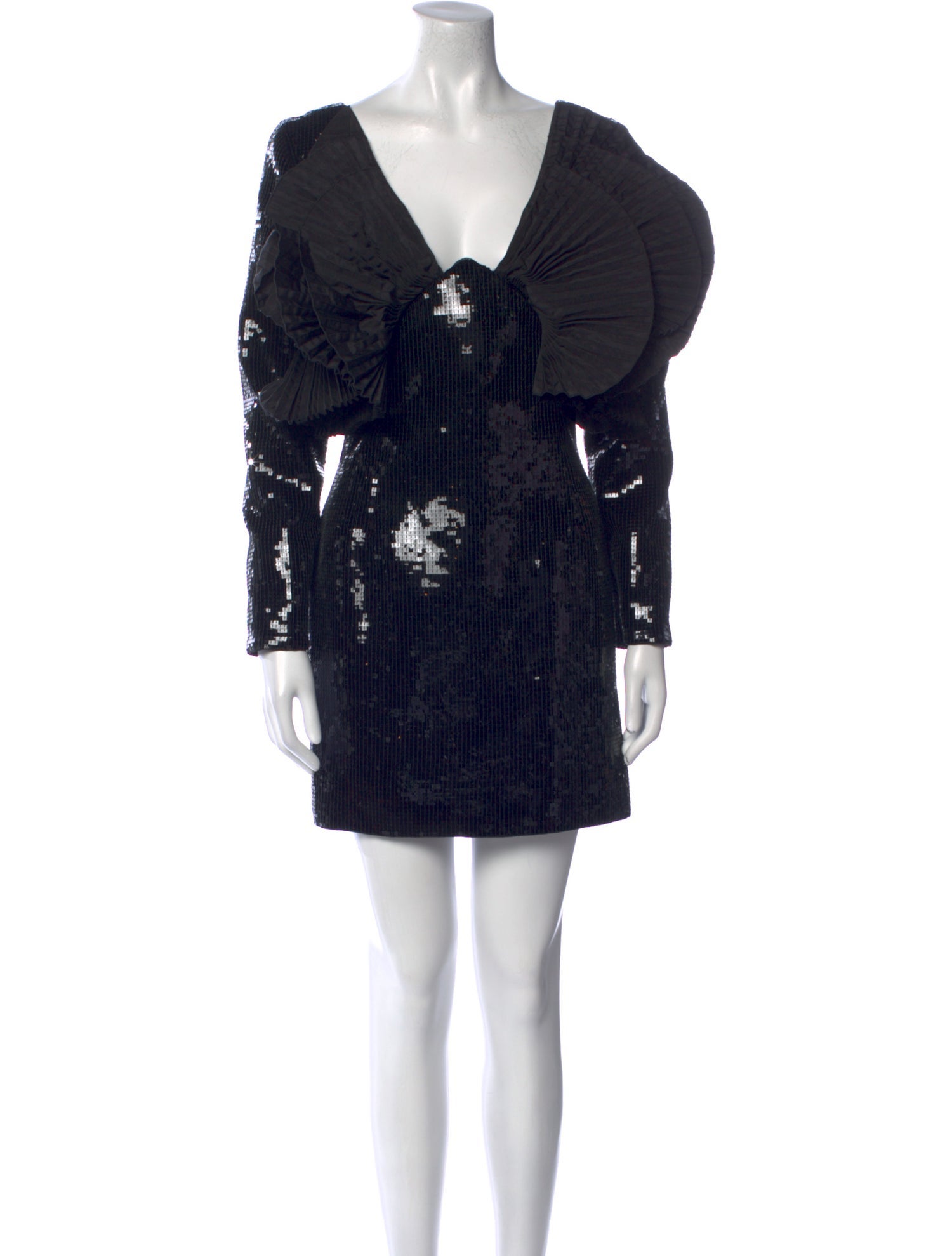 Saint Laurent Virgin Wool Mini Dress w/ Tags