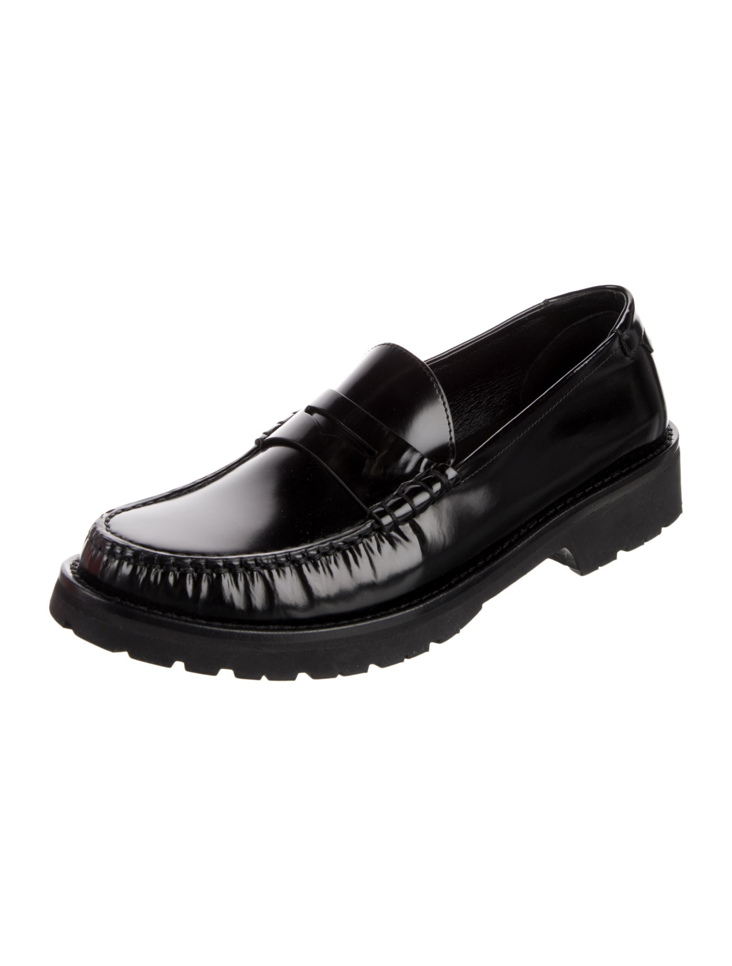Saint Laurent Patent Leather Loafers