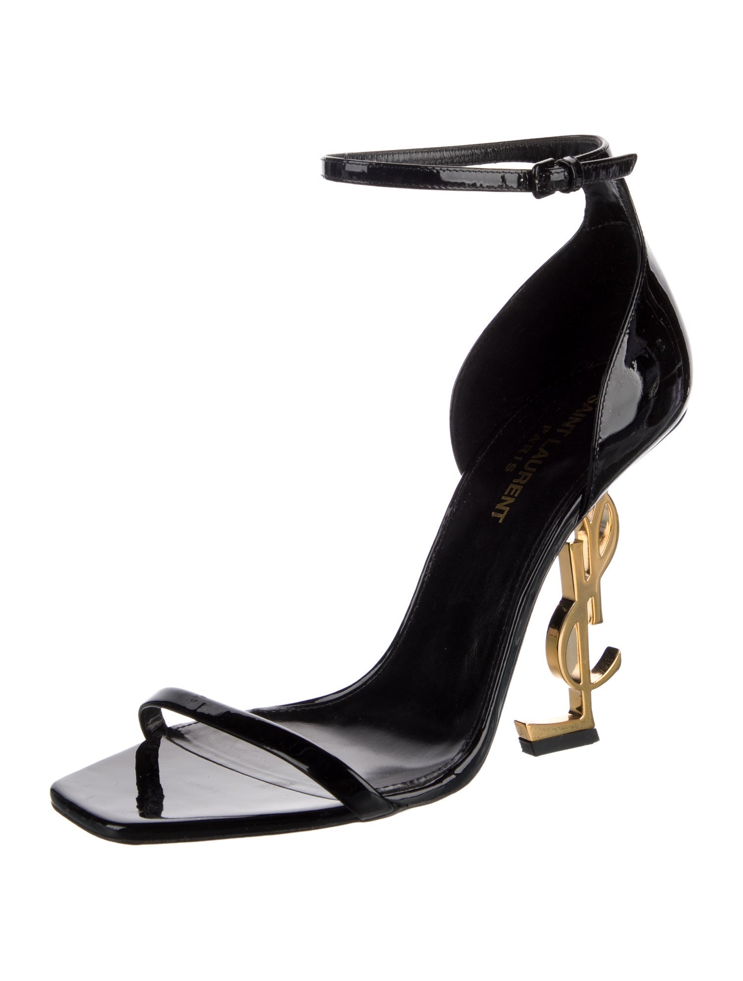 Saint Laurent Saint Laurent Opyum Sandals Patent Leather Sandals