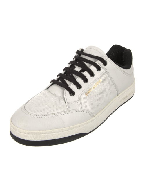 Saint Laurent Leather Printed Sneakers