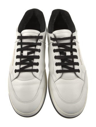 Saint Laurent Leather Printed Sneakers