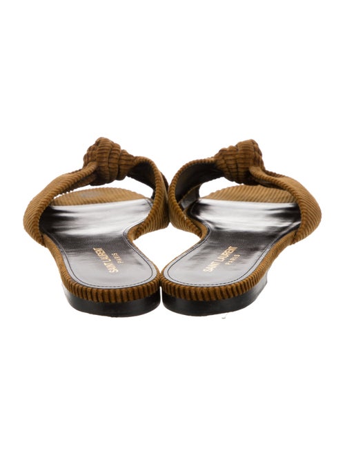Saint Laurent Suede Slides