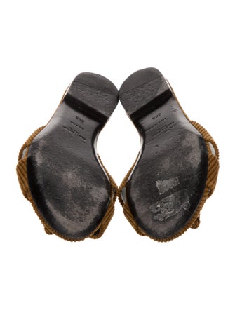 Saint Laurent Suede Slides