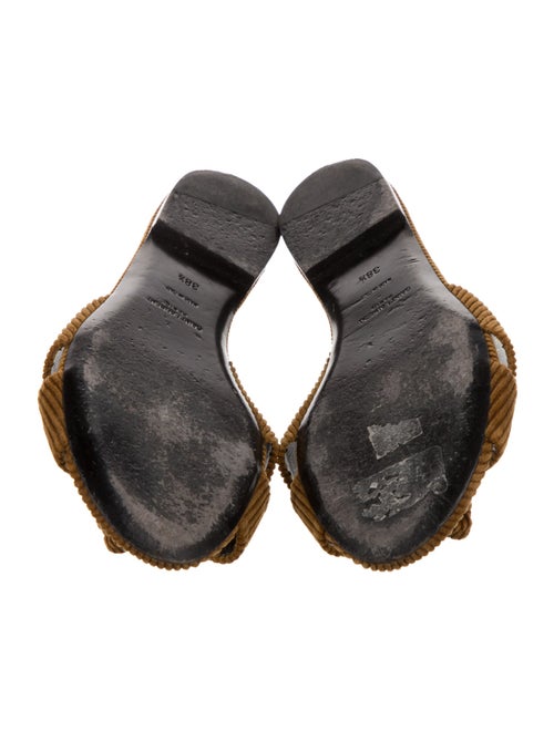 Saint Laurent Suede Slides