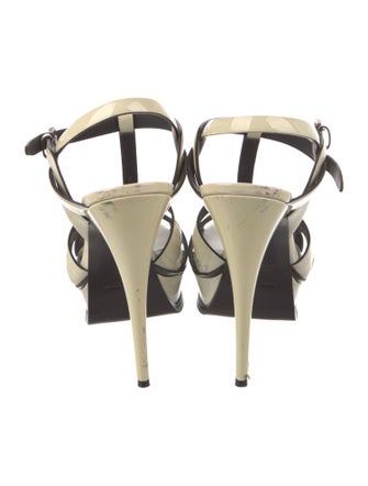Saint Laurent Patent Leather T-Strap Pumps