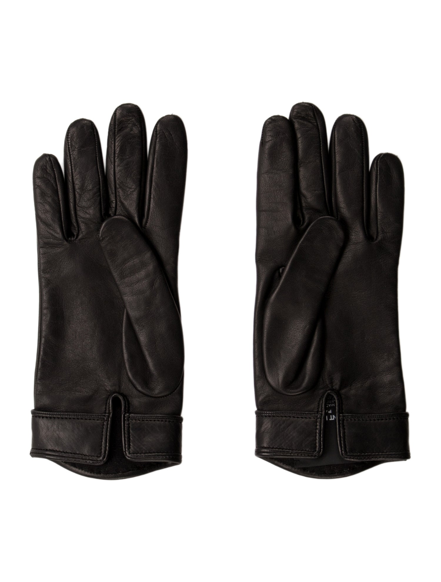 Saint Laurent leather gloves