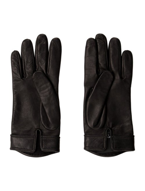 Saint Laurent leather gloves