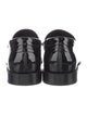 Saint Laurent Patent Leather Leather Trim Embellishment Loafers