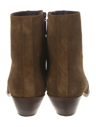 Saint Laurent Suede Sock Boots