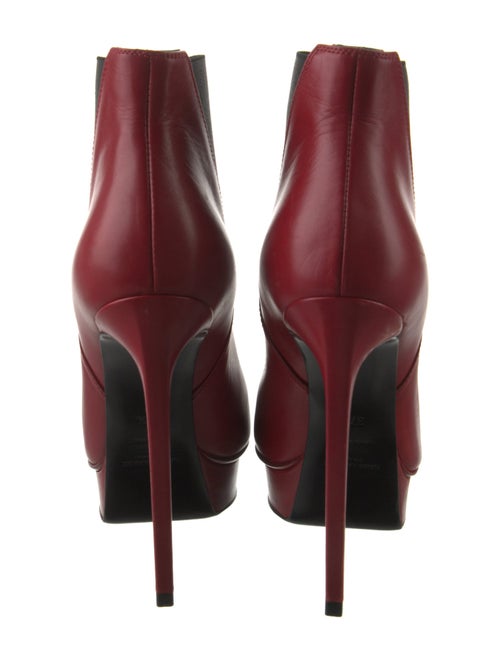 Saint Laurent Leather Colorblock Pattern Chelsea Boots