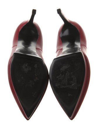 Saint Laurent Leather Colorblock Pattern Chelsea Boots