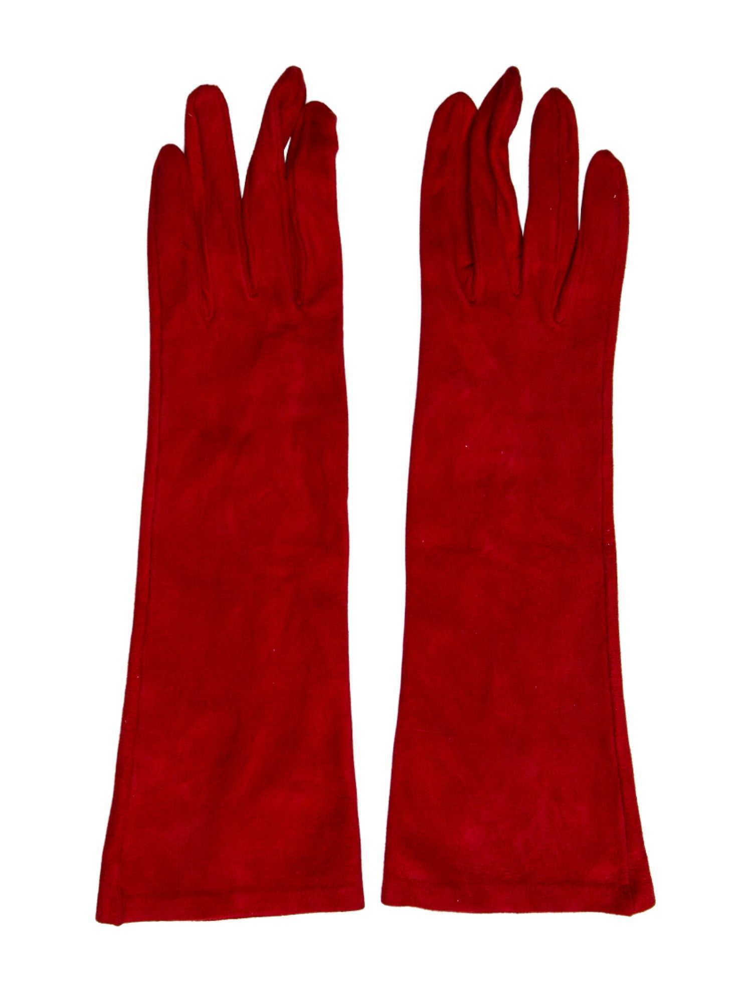 Saint Laurent Suede Winter Gloves