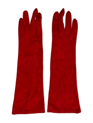 Saint Laurent Gloves & Mittens Suede Winter