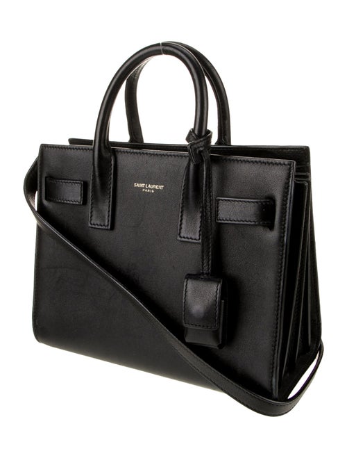 Saint Laurent Leather Sac De Jour