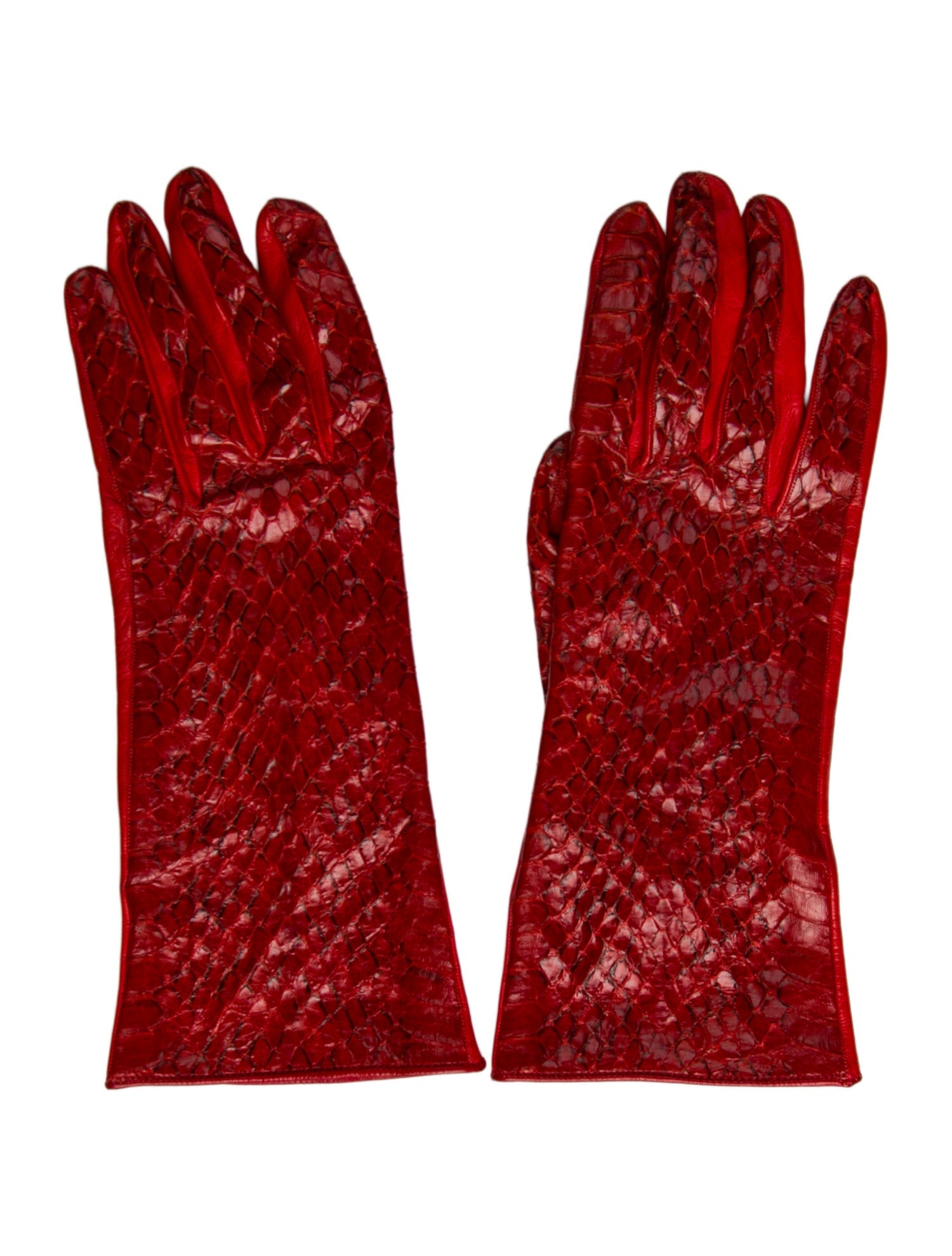 Saint Laurent Leather Gloves