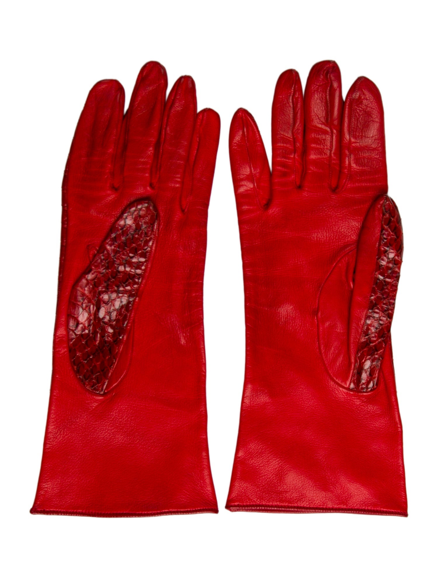 Saint Laurent Leather Gloves