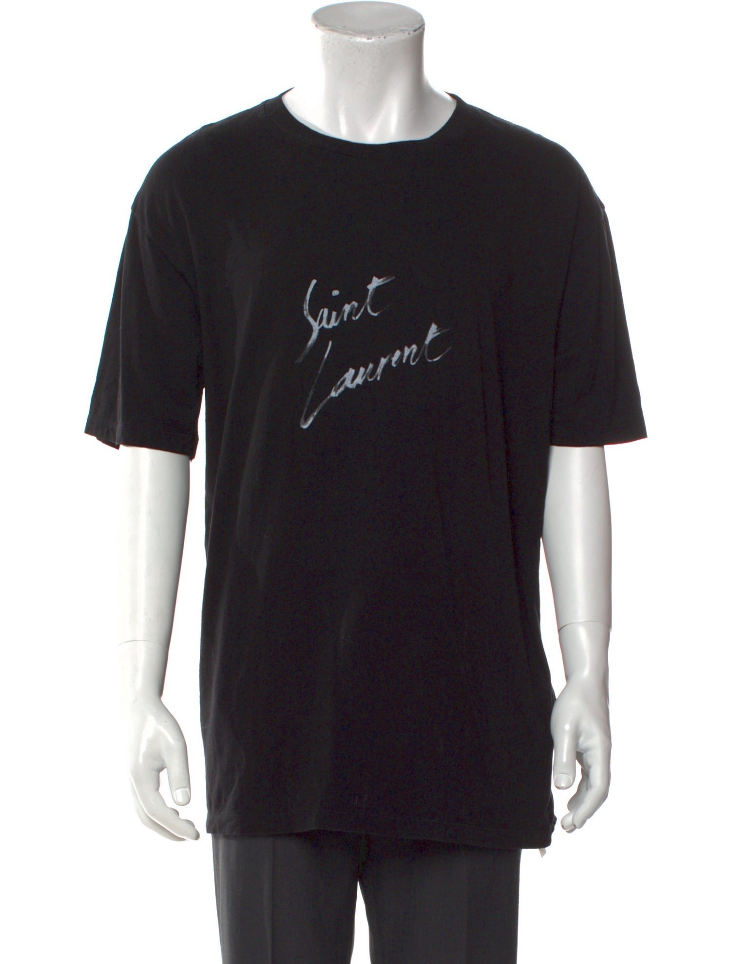 Saint Laurent 2020 Script Logo Print T-Shirt