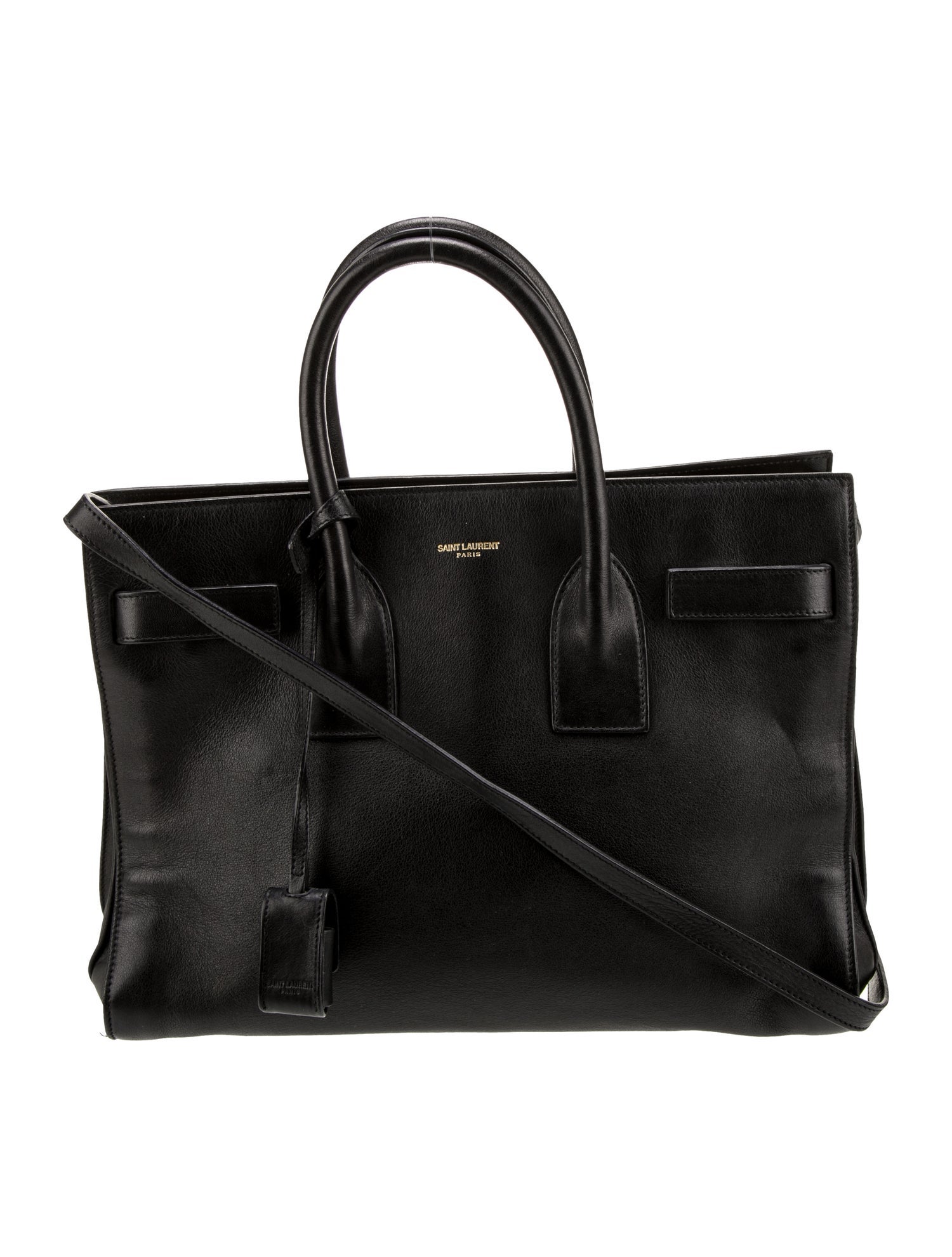 Saint Laurent Leather Sac De Jour Large