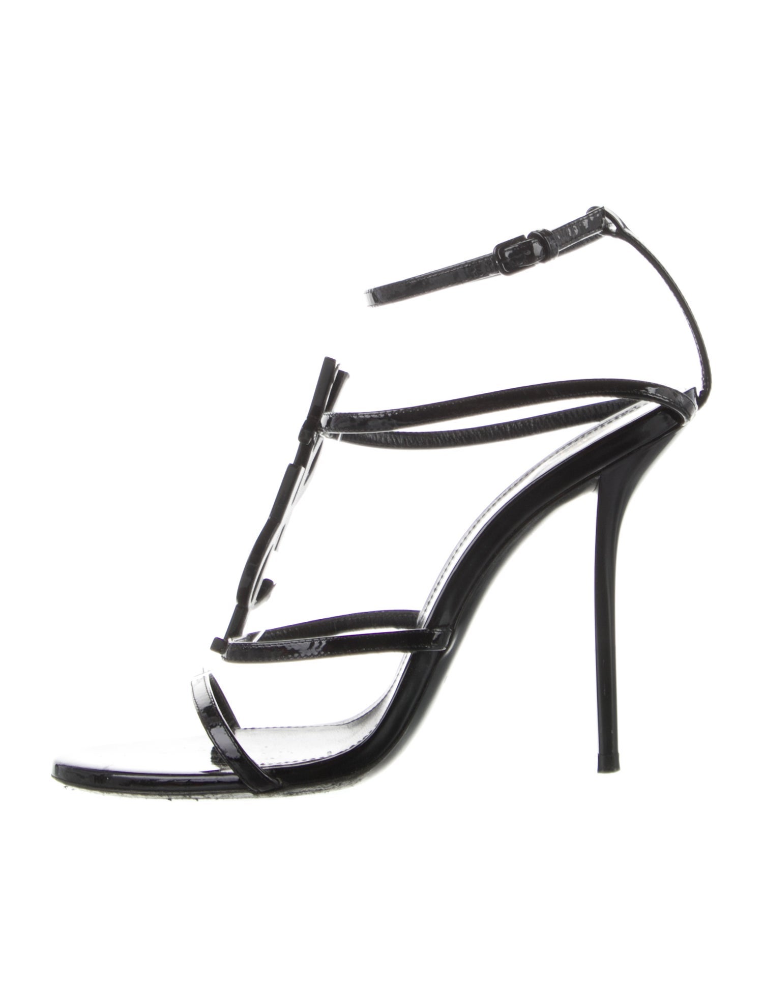 Saint Laurent Patent Leather Sandals