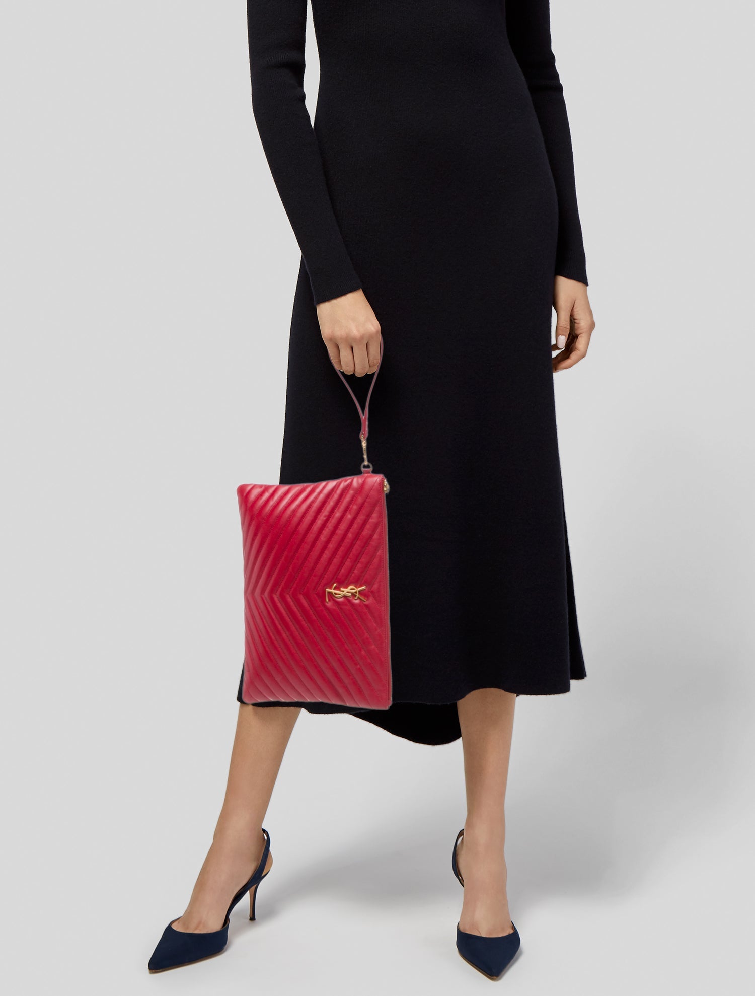 Saint Laurent Chevron Cassandre