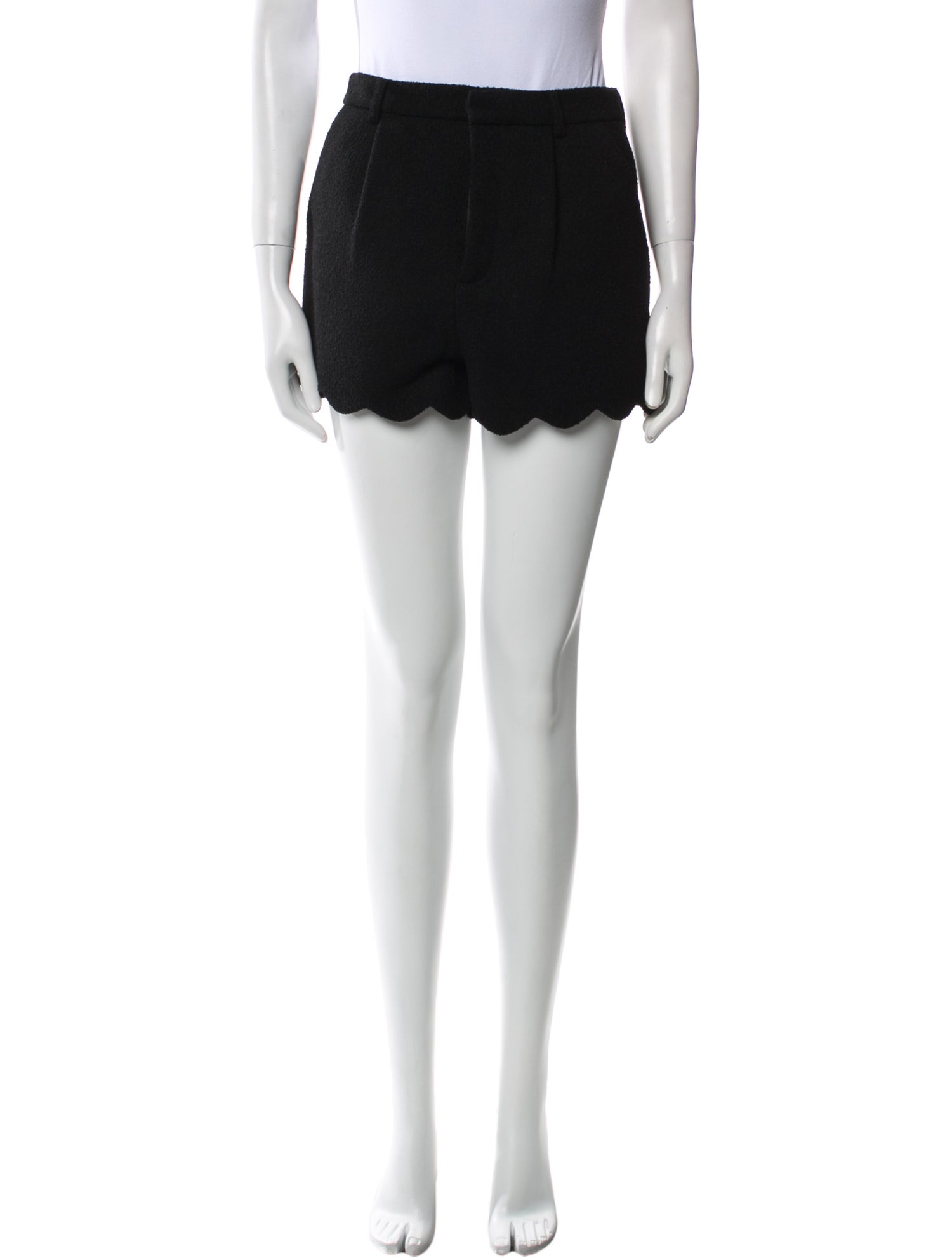 Saint Laurent Wool Mini Shorts