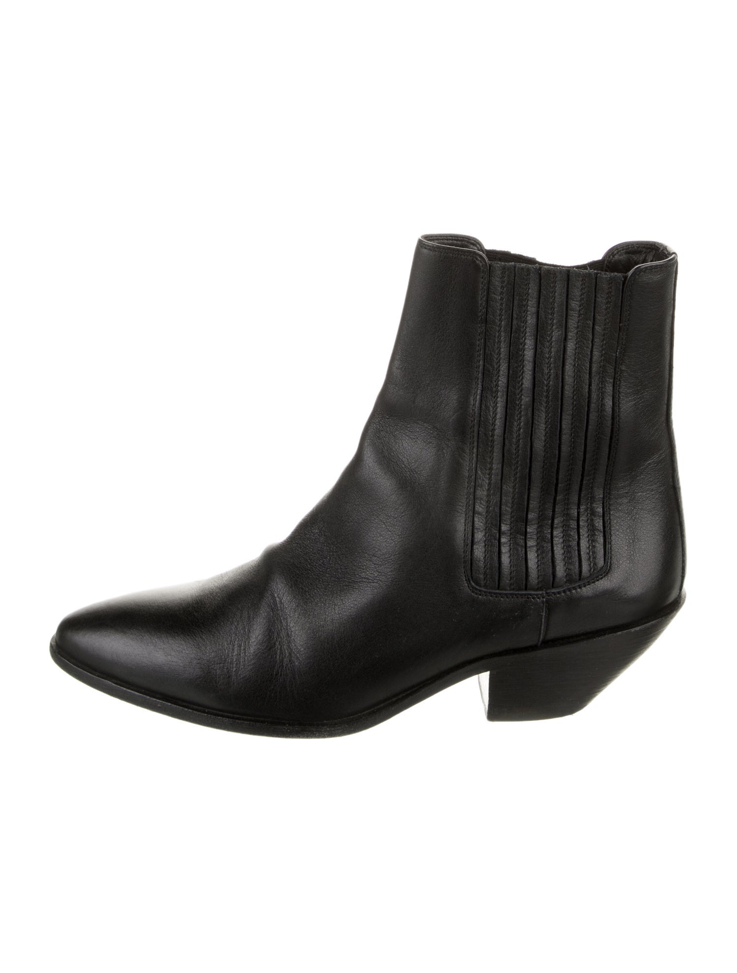 Saint Laurent Leather Chelsea Boots