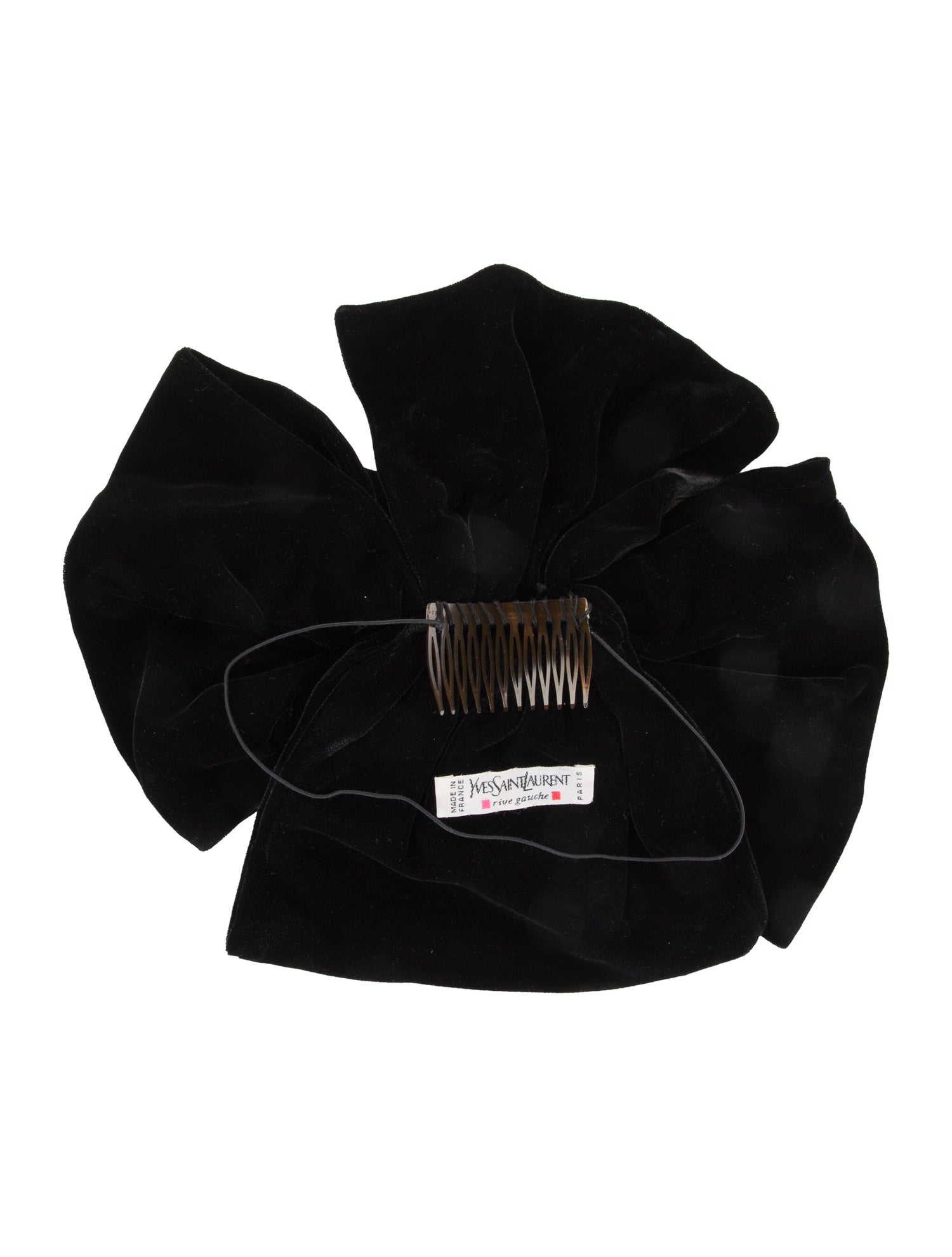 Saint Laurent Velvet Hair Clip