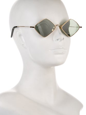 Saint Laurent Cat-Eye Mirrored Sunglasses