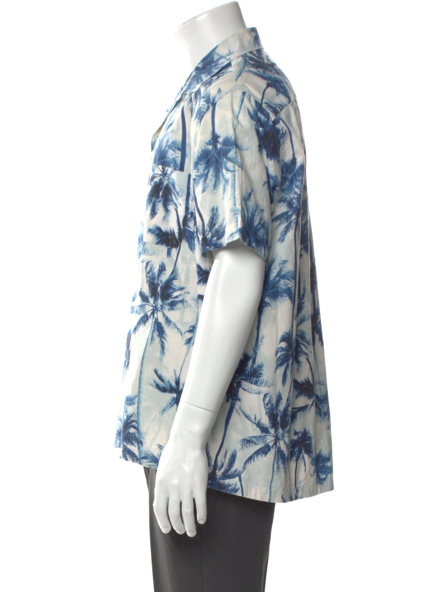 Saint Laurent 2015 Palm Tree Print Shirt