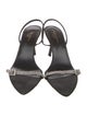 Saint Laurent Leather Slingback Sandals