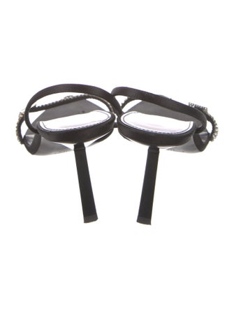 Saint Laurent Leather Slingback Sandals