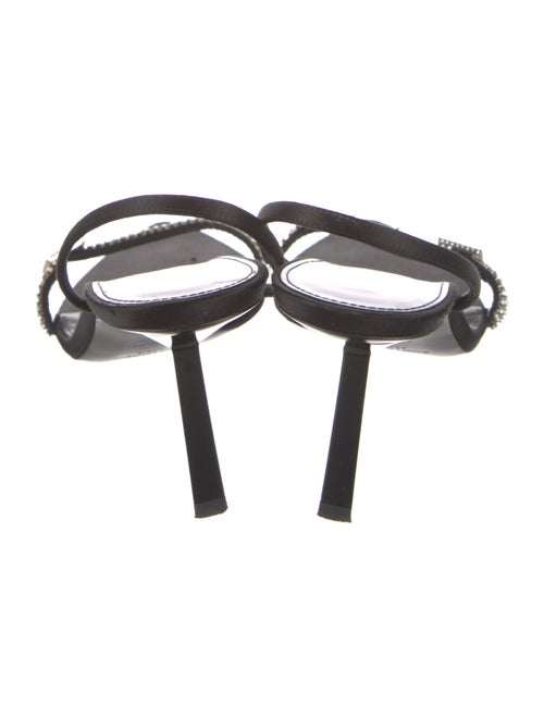 Saint Laurent Leather Slingback Sandals