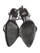 Saint Laurent Leather Slingback Sandals