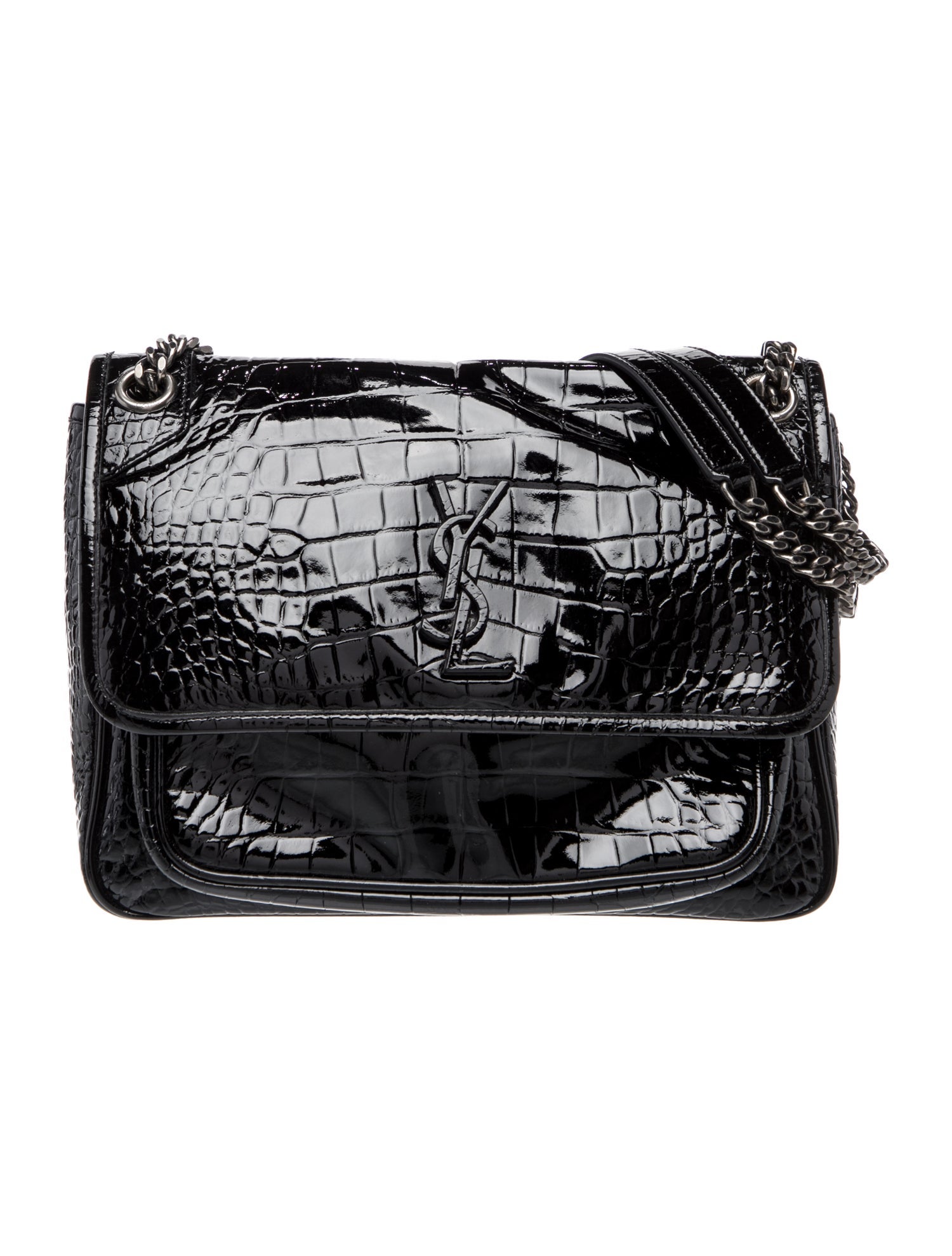 Saint Laurent Embossed Leather Niki Medium