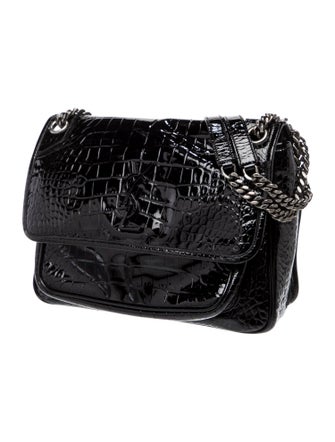 Saint Laurent Embossed Leather Niki Medium