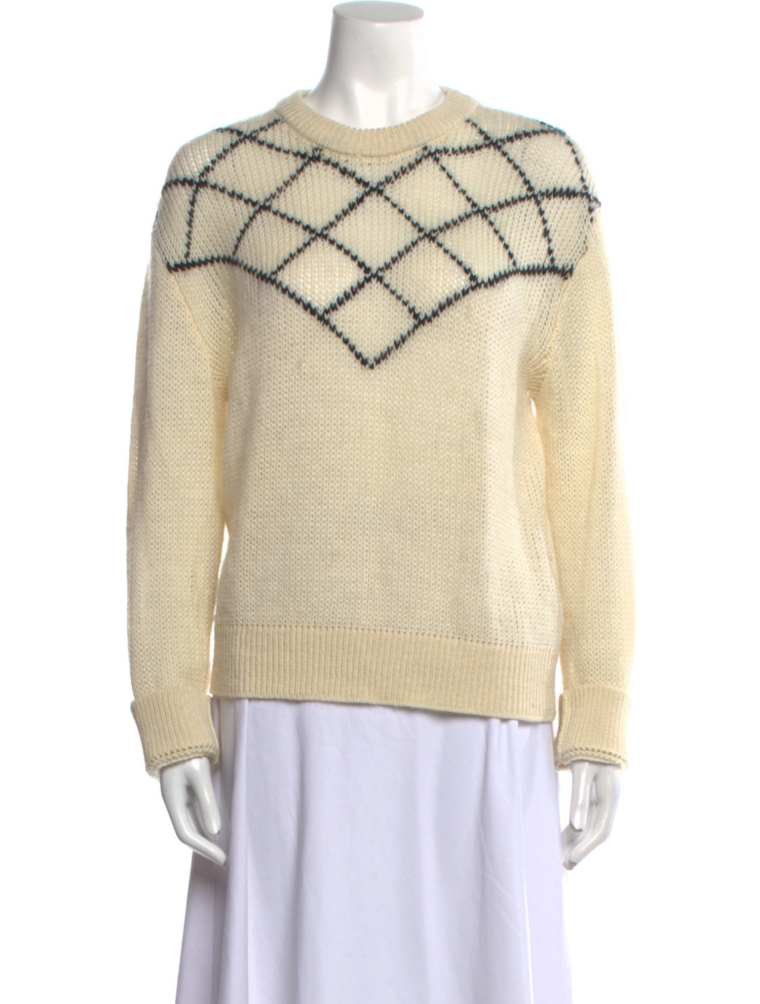 Saint Laurent Wool Printed Sweater