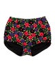 Saint Laurent Floral Print Mini Shorts