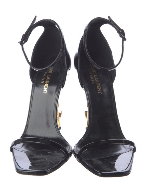 Saint Laurent Patent Leather Sandals