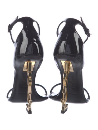 Saint Laurent Patent Leather Sandals