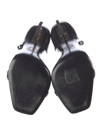 Saint Laurent Patent Leather Sandals