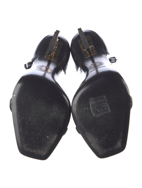 Saint Laurent Patent Leather Sandals