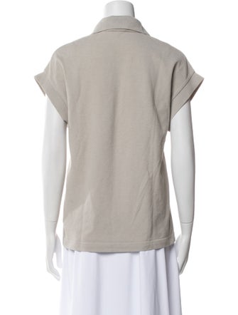 Saint Laurent Short Sleeve Polo