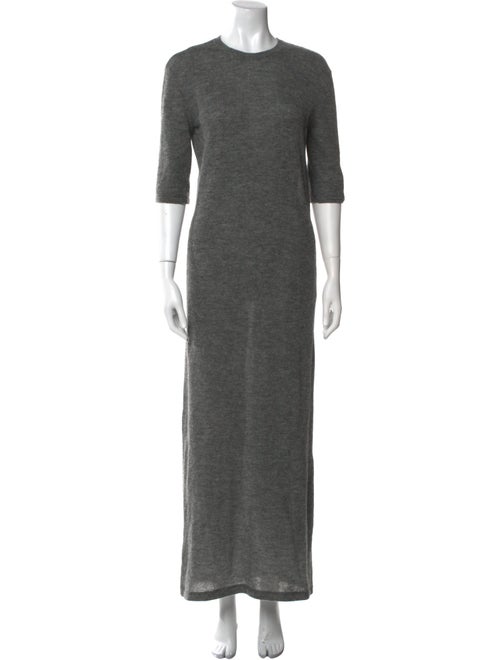 Saint Laurent Alpaca Long Dress