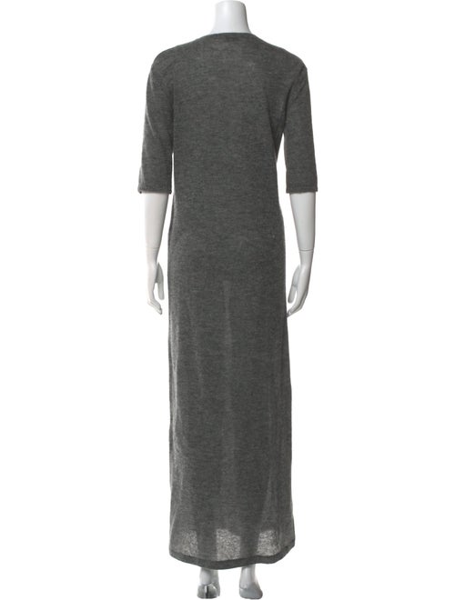 Saint Laurent Alpaca Long Dress