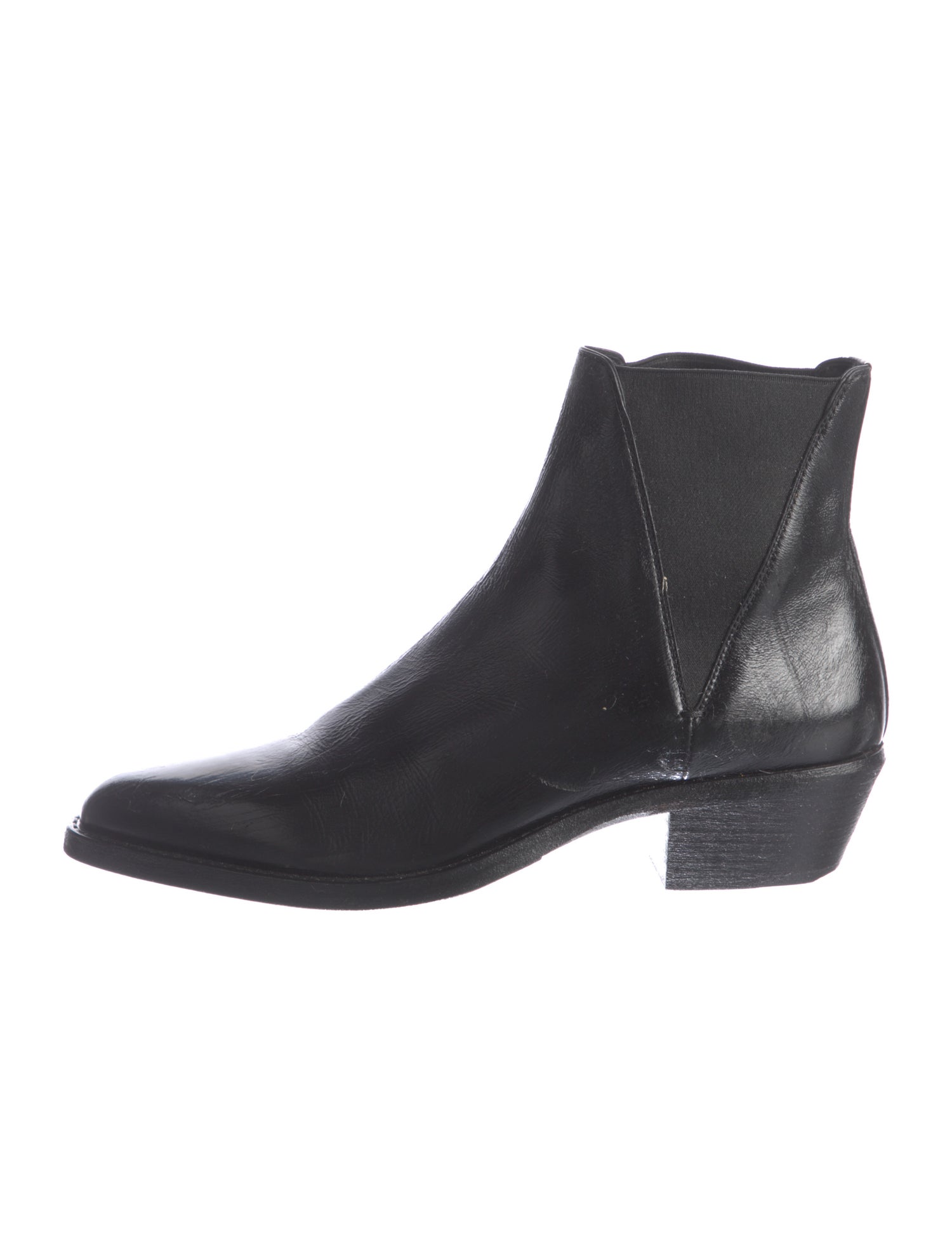 Saint Laurent Leather Chelsea Boots
