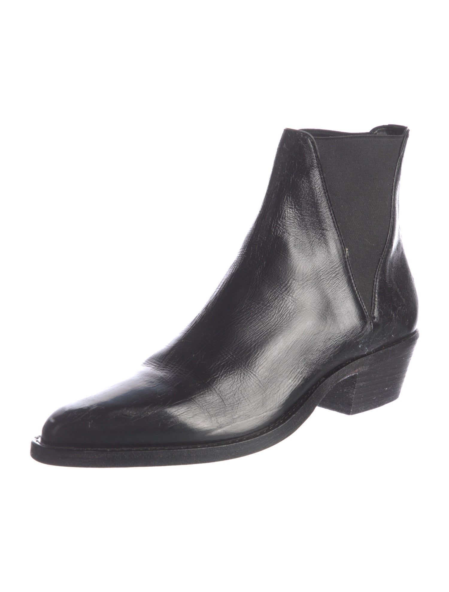 Saint Laurent Leather Chelsea Boots