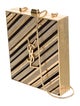 Saint Laurent Metal Tuxedo Box Clutch