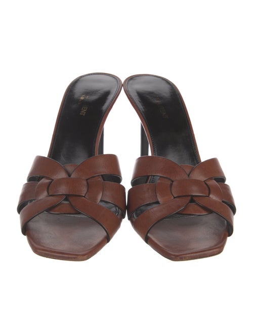 Saint Laurent Leather Slides