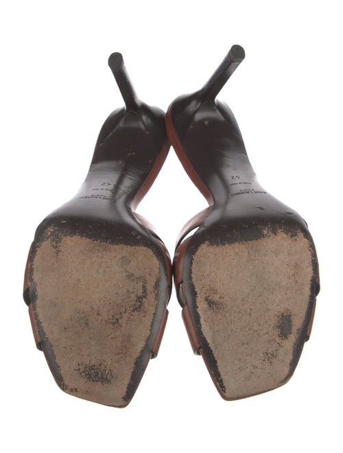 Saint Laurent Leather Slides
