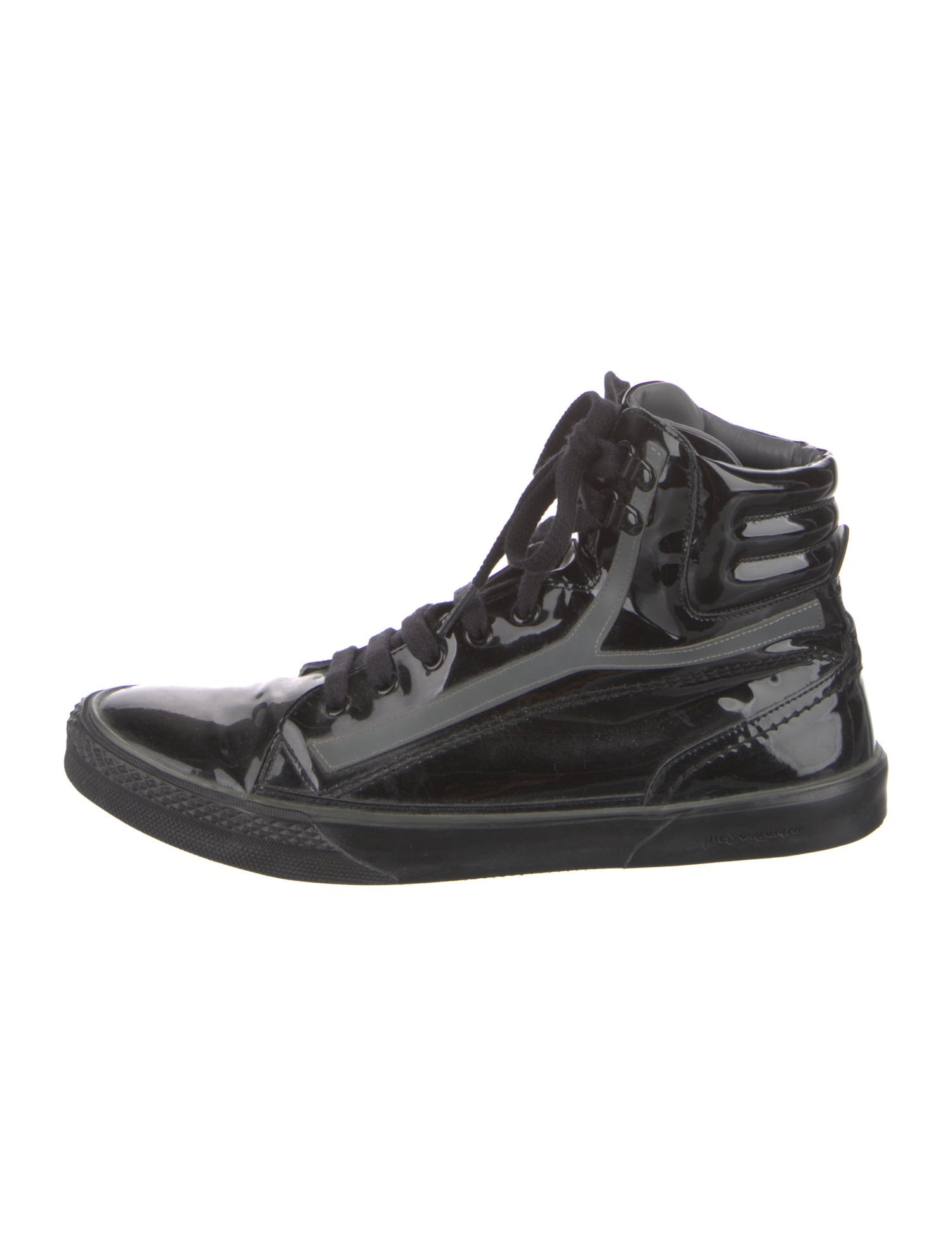 Saint Laurent Patent Leather Sneakers